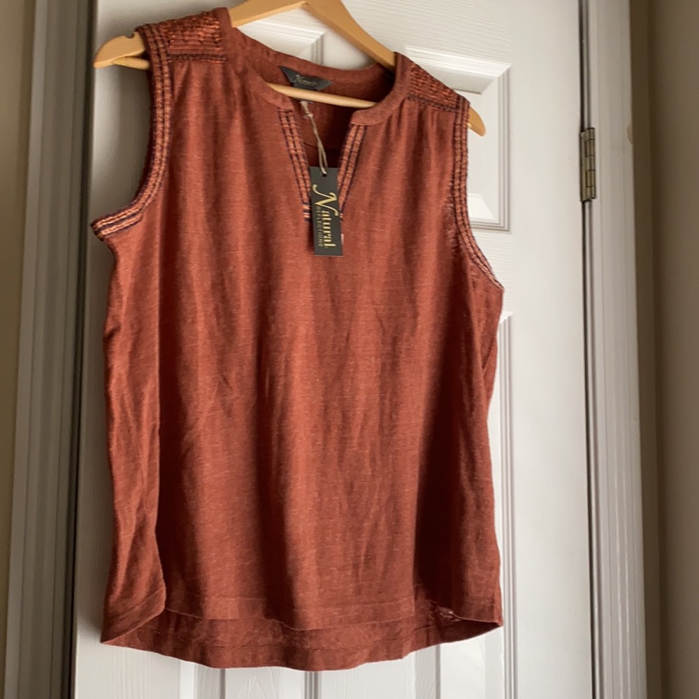 Shop New Tagged Cedarwood Rustic India Sleeveless Blouse Made in India